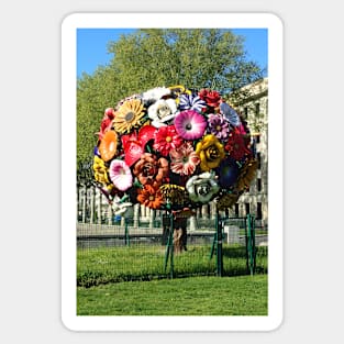 Just a Huge Bunch of Flowers Sticker